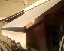 Toldo brazos extensibles