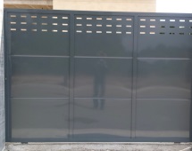 Puerta residencial hierro