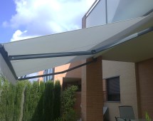 Toldo brazos extensibles